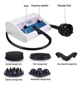 Masseur corporel vibrant portable à 5 têtes G5, instrument de beauté pour modeler le corps, instrument d'élimination de la graisse G5, adapté à un usage domestique - Product Image 5