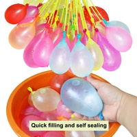 Summer Holi Party Game Toy Biodégradable Latex Neon Small 3 Inch 111 Ballon Magic Gonflable Fast Quick Fill Water Balloon Boob