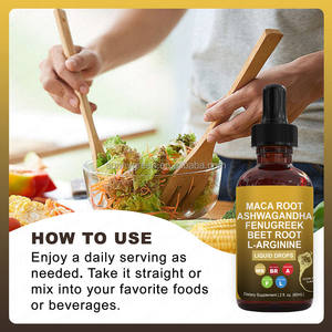 SUNI vendita caldo estratto di radice di Maca Ashwagandha fieno greco radice di barbabietola L-arginina gocce liquide per uomini e donne - Product Image 5