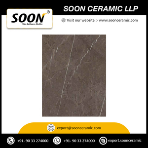 Diseño de lujo 800x1200 MM Azulejos de porcelana de losa grande para decoración de paredes y pisos Azulejos marrones antiguos - Product Image 6
