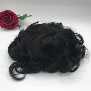 Prothèse capillaire pour hommes en cheveux naturels, entièrement tissée à la main, modèle M-lace & I Lace, populaire pour le commerce électronique transfrontalier, toupet de remplacement capillaire, modèle CC89 - Product Image 5