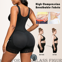 Gaine Amincissante Haute Compression Post-Opératoire Phase 2 pour Femme, Effet Ventre Plat Invisible, Style Colombien