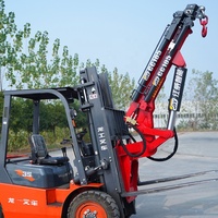 Chariot élévateur télescopique à flèche de 3 tonnes, 4 tonnes, 5 tonnes, 6 tonnes, 7 tonnes avec une hauteur de levage maximale de 10 m