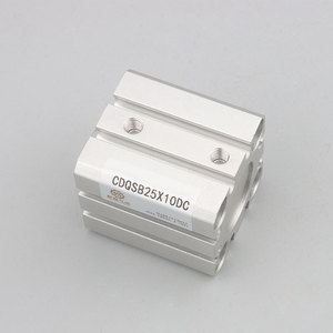 Cylindre mince Cdqsbcqsb 16 5 10 15 20 25 30 35 40 45 50dc, corps en aluminium, cylindre général de type SMC - Product Image 3