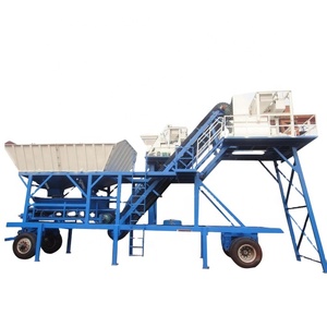 Centrale à béton mobile YHZS avec conception modulaire flexible, capacité de 35 m³/h, ligne de production automatique dotée d'une pompe et d'un moteur - Product Image 5