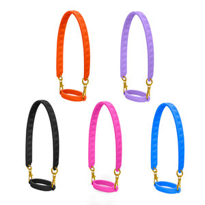 Bán buôn tùy chỉnh cầu vồng màu sắc non-Slip bền drinkware Silicone chủ chai nước xử lý Dây buộc dây đeo cho cup phụ kiện - Product Image 1