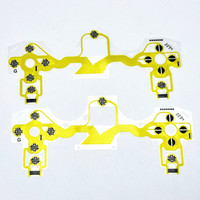 SYYTECH 1.0 2.0 JDS-001 JDS-011 Film conducteur pour PS4 contrôleur clavier câble flexible jaune pièces de réparation remplacement