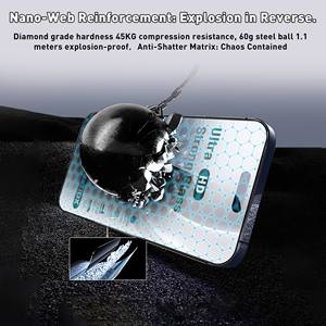 Pellicola Protettiva Magic Box 45KG per <span class=keywords><strong>iPhone</strong></span> 17 Air e <span class=keywords><strong>iPhone</strong></span> 17 <span class=keywords><strong>Pro</strong></span> Max, Protezione Schermo in <span class=keywords><strong>Vetro</strong></span> <span class=keywords><strong>Temperato</strong></span> - Product Image 4