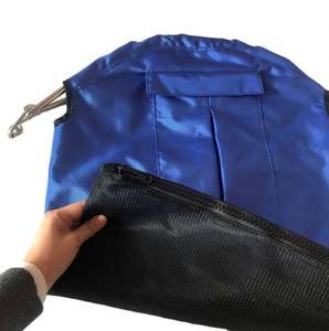 Échantillon gratuit LIVRAISON DIRECTE Pêche sous-marine 5mm Manche en fil d'acier inoxydable Sac à poisson bleu Filet en maille - Product Image 4