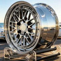 Jantes de voiture muscle forgées sur mesure en 6061-T6 chromées 5x120.65/114.3/120 pour Plymouth Cuda Pontiac GTO Firebird Trans Am Scion FR-S