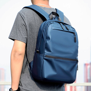 Custom Logo Bags Men Pu Leather Film Durable Travel Waterproof <b>School</b> Bag Outdoor <b>Backpack</b> - Product Image 6