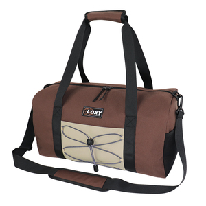 Sac de sport Loxy pour femme en résine avec fermeture éclair, grande capacité, doublure en polyester, idéal pour le yoga, le fitness, le cyclisme et l'entraînement sportif, à porter en bandoulière - Product Image 1