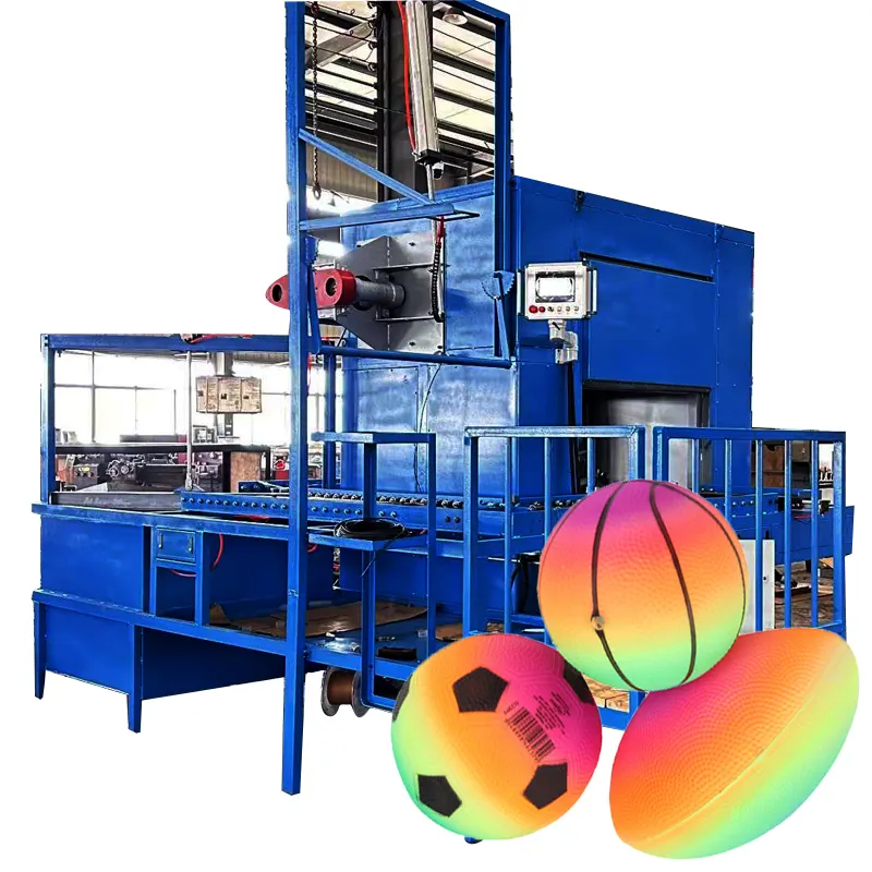 Sensorische Semi-Auto Vinyl Plastic Ballen Pvc Speelgoed Opblaasbare Voetbal Machine