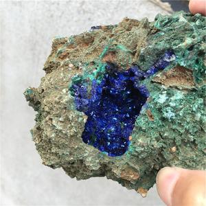 Commercio all'ingrosso Naturale Ruvido Blu <span class=keywords><strong>Azzurrite</strong></span> Cristallo Specimen Grezzo Pietra <span class=keywords><strong>Azzurrite</strong></span> E Malachite <span class=keywords><strong>Minerale</strong></span> Per La Decorazione - Product Image 5
