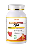 Ausreson OEM Coenzyme Q10 Hydrosoluble Complément Alimentaire Coenzyme Q10 400mg Capsules pour la Santé Cardiaque
