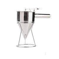 Distributeur de pâte à pâtisserie en acier inoxydable 304 Dontalen, support de service pour buffet, pour restaurant, hôtel, utilisation pour takoyaki, gâteaux, desserts, boulangerie