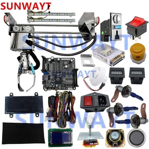 Factory Wholesale Mini Crane Machine DIY Parts Full Set Arcade Prize Grabber Toy Crane Claw Machine Kit With LCD Screen - Product Image 3