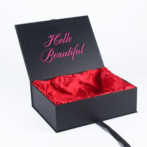 Caja de Embalaje Magnética Plegable de Alta Calidad para Productos de Belleza, Caja de Regalo de Papel Rígido de Lujo, Materiales Reciclados, Impresión a Cuatro Colores - Product Image 3