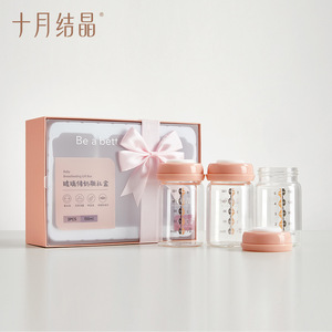 Botella de Almacenamiento de Leche Materna October Crystallization, 150 ml, Paquete de 3, Vidrio de Boca Ancha, Reutilizable, Segura para Bebés de 0 a 12 Meses - Product Image 2