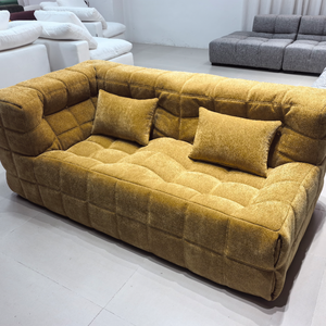Poltrona in Stile Italiano per Soggiorno, Camera da Letto, Reception Hotel, Poltrona <span class=keywords><strong>Regina</strong></span> in Tessuto Cashmere, Divano Angolare, Poltrona a Blocco Tofu - Product Image 5