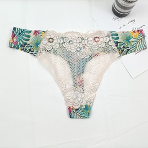 Fabbrica OEM <span class=keywords><strong>vendita</strong></span> calda giovani ragazze <span class=keywords><strong>in</strong></span> Nylon stampa <span class=keywords><strong>perizoma</strong></span> per le donne su misura - Product Image 5
