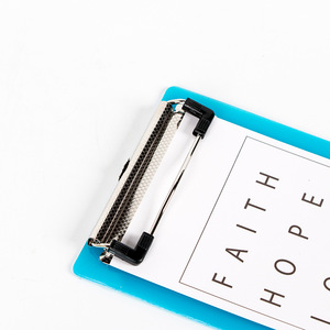 A6 kích thước nhỏ PP clipboard với kim loại <span class=keywords><strong>Clip</strong></span> Văn Phòng TrườNg giấy nhận đăng ký văn phòng nhỏ Hội Đồng Quản trị để nộp hồ sơ - Product Image 3