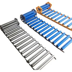 Roller Conveyor Manufacturing Carpet Roller Conveyor Gravity Roller Conveyor Steel Roll Up Ladder Customized