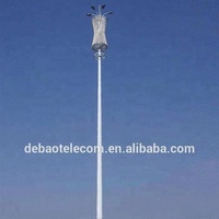 Torre de paisaje de antena de poste de telecomunicaciones de acero de alto mástil