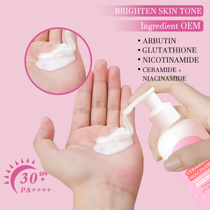 Crème Corporelle de Haute Qualité / Beurre Corporel, Sérum Éclaircissant au Céramide et Niacinamide, Lotion, Ensemble de Soins Corporels Nourrissants <span class=keywords><strong>pour</strong></span> l'Hiver, Marque Privée - Product Image 4