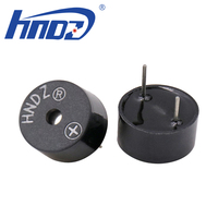 Buzzer électromagnétique actif 5V HMB1206-5V 12x6.5mm avec pilote intégré, sonnerie d'alarme à montage sur circuit imprimé