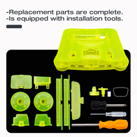 Coque de remplacement de haute qualité pour console Nintendo64, modèle transparent couleur XLL-N64-Shell, fabriquée en Chine continentale, moule privé