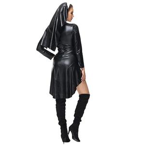 Costume de cosplay de nonne sexy pour Halloween, tenue de scène pour femme adulte, déguisement de jeu de rôle - Product Image 3