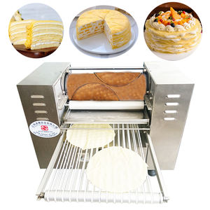 Machine à <span class=keywords><strong>mini</strong></span>-mille-crêpes carrée personnalisée, haute efficacité, boulangerie commerciale, fabricant de gâteaux à mille couches - Product Image 4
