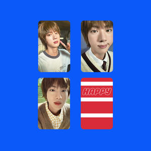 3 Pcs/Set KPOP JIN HAPPY Solo Album Photocards Two Sides Print Charm Selfie Lomo Cards Postcard Fans Birthday Souvenir Collection - Product Image 2