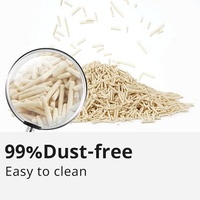 Litière pour chat au tofu, douce pour la peau, formule hypoallergénique, sans irritation, ultra faible teneur en poussière, absorption efficace, litière pour chat jetable dans les toilettes