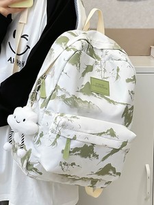 Zaino da donna 2025 nuovo stile leggero impermeabile in nylon con cerniera, piccolo e rinfrescante, grande capacità, per scuola e università - Product Image 3