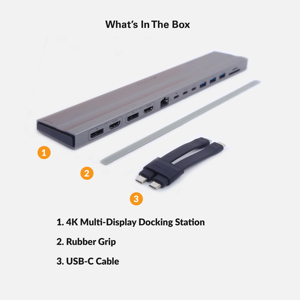 แท่นเชื่อมต่อจอแสดงผลหลายจอ HyperDrive 4K สำหรับ MacBook Pro/AIR ขนาด 13"-14" - Product Image 4