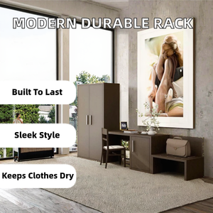 Estante de Almacenamiento Ajustable de Metal para Ropa, Estilo Panel, para Dormitorio, Muebles Modernos para el Hogar <span class=keywords><strong>OSIN</strong></span> - Product Image 2