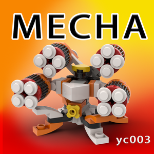 DIY <b>Building</b> Blocks Robot 4‑Legged Mobile Turret Mecha <b>Building</b> Block Transforming Bricks Toy for Kids Assembly <b>Model</b> Kit - Product Image 4