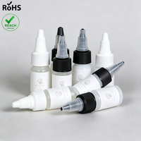 Bouteilles en plastique PE/PET vides mates de 50 ml, 60 ml, 100 ml avec bec verseur et couvercle pointu pour colle, liquides, huiles et pigments – Vente en gros