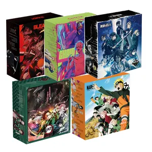 Demon Slayer Bleach genshin Kyojin Miku JoJo Chainsaw Man Anime Poster cốc nước Sticker bưu thiếp Hộp Quà Tặng Giấy Anime