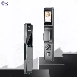 Smart Locks With Camera Outdoor Waterproof Front Panel Remote Control Tuya Wifi Biometric Fingerprint Waterproof Cam Door Lock