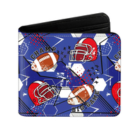 Garçons Jeux Vidéo Conception En Cuir Coin Poche ID Fenêtre Rfid Blocage Fermeture Éclair Noir Sac À Main Portefeuille pour Hommes Garçon Mâle Jeunesse Adolescent
