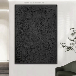 2025 Bán Buôn Tùy Chỉnh Tường Trừu Tượng Nghệ Thuật Wabi Sabi Khách Sạn Tường Nghệ Thuật 100% Handmade 3D Kết Cấu Thạch Cao Sơn - Product Image 3