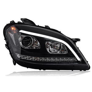 ชุดไฟหน้าสำหรับ W164 ปี 2005-2008 Ml350/500 แบบดัดแปลง ไฟ LED Daytime Running Light พร้อมไฟเลี้ยวแบบไหล สำหรับ W - Product Image 4