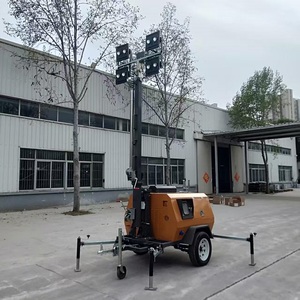 <span class=keywords><strong>Tour</strong></span> d'éclairage mobile <span class=keywords><strong>de</strong></span> 9 m pour la construction nocturne avec générateur Kubota/Yanmar - Product Image 5
