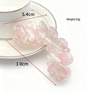 Pinza de Pelo Geométrica de Plástico de 10 cm, de Alta Calidad, para Uso Diario de Mujeres - Product Image 3