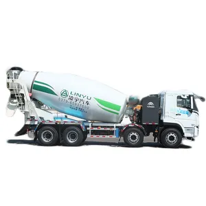 New brand cement mixer truck concrete mixing 8x4 12cbm electric self loading concrete truck mixer