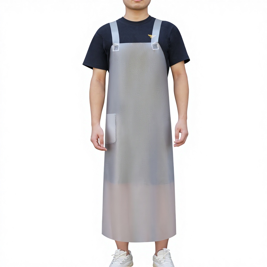 Delantal transparente reforzado