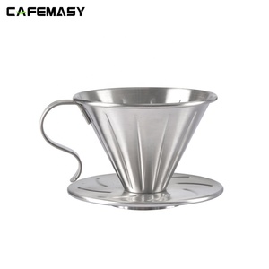 Barista Tools Stainless Steel Coffee Filter Coffee <strong>Dripper</strong> High Quality Pour Over Coffee <strong>Dripper</strong> Reusable Kitchen Tools for <strong>V60</strong> - Product Image 2